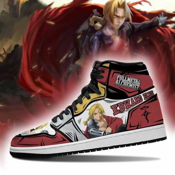 Edward Elric Sneakers Fullmetal Alchemist Anime Custom Shoes 3