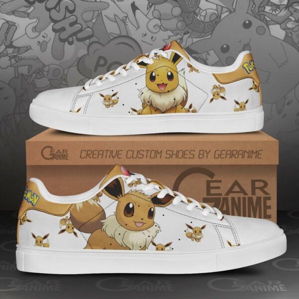 Eevee Skate Shoes Pokemon Custom Anime Shoes PN11 1