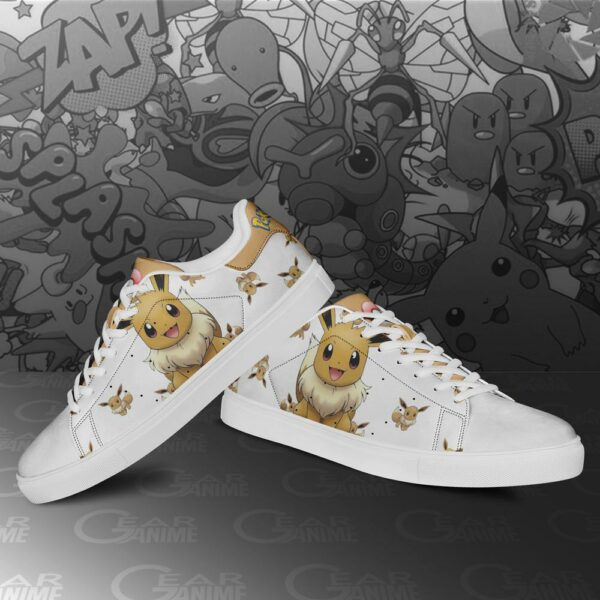 Eevee Skate Shoes Pokemon Custom Anime Shoes PN11 2