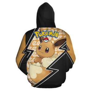 Eevee Zip Hoodie Costume Pokemon Shirt Fan Gift Idea VA06 6