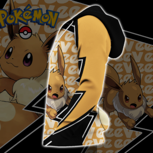 Eevee Zip Hoodie Costume Pokemon Shirt Fan Gift Idea VA06 7