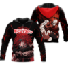 Eijirou Kirishima Zip Hoodie My Hero Academia Anime Shirt Fan Gift HA06 8