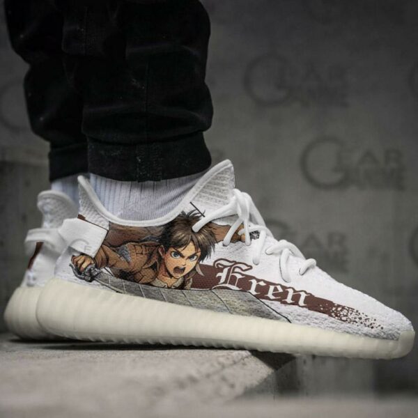 Eren Yeager Shoes Attack On Titan Custom Anime Sneakers TT10 3