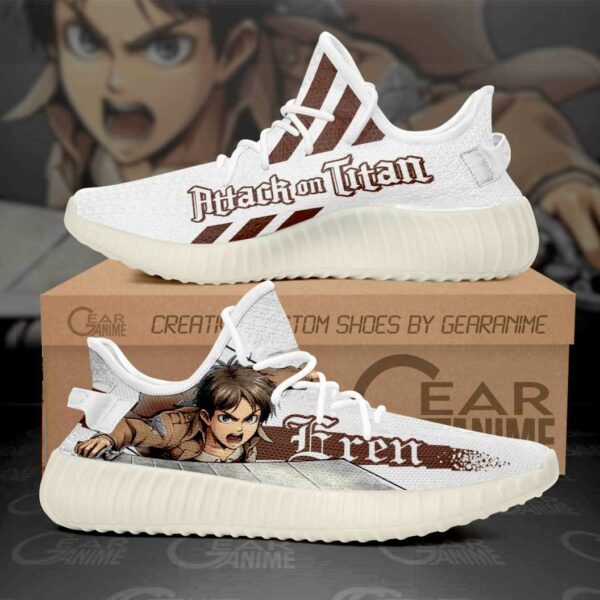 Eren Yeager Shoes Attack On Titan Custom Anime Sneakers TT10 1