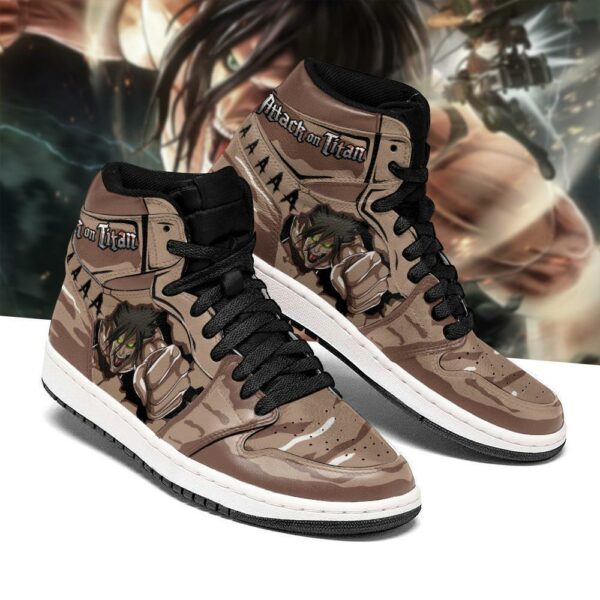 Eren Titan Sneakers Costume Attack On Titan Anime Sneakers 2