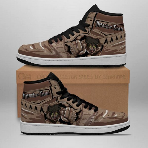 Eren Titan Sneakers Costume Attack On Titan Anime Sneakers 1