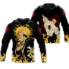 Escanor Zip Hoodie Seven Deadly Sins Anime Costume Shirt 8