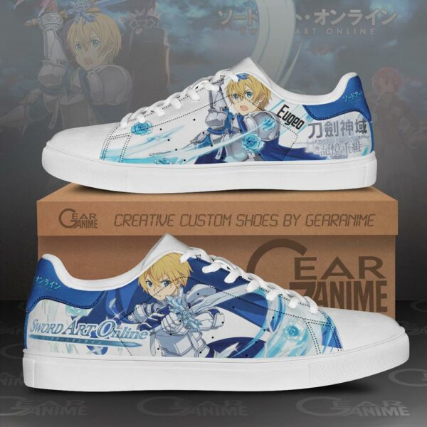 Eugeo Skate Shoes Fight Sword Art Online Anime Shoes PN10 1