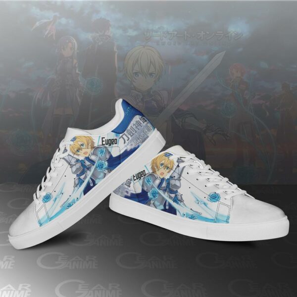 Eugeo Skate Shoes Fight Sword Art Online Anime Shoes PN10 3