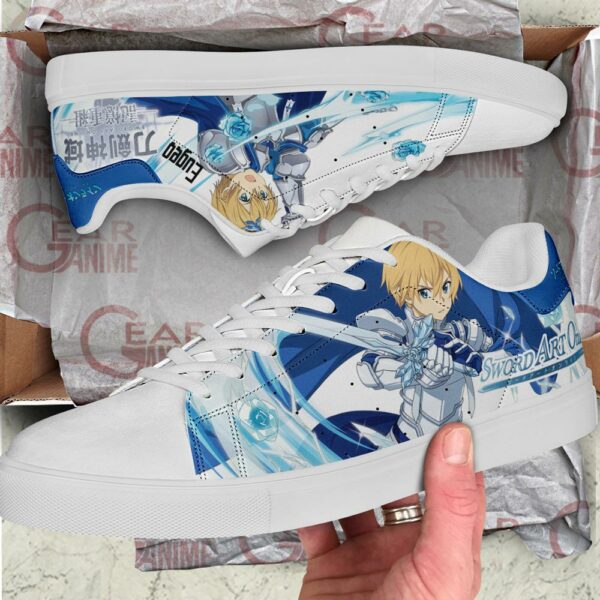 Eugeo Skate Shoes Fight Sword Art Online Anime Shoes PN10 2