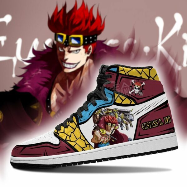 Eustass D. Kid Sneakers Boots One Piece Anime Sneakers Leather 3