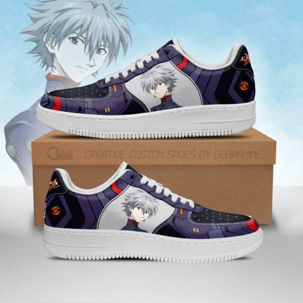 Evangelion Kaworu Nagisa Sneakers Neon Genesis Evangelion Shoes 1