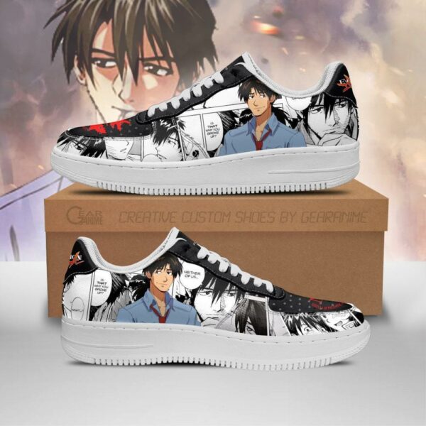 Evangelion Ryoji Kaji Sneakers Neon Genesis Evangelion Shoes 1