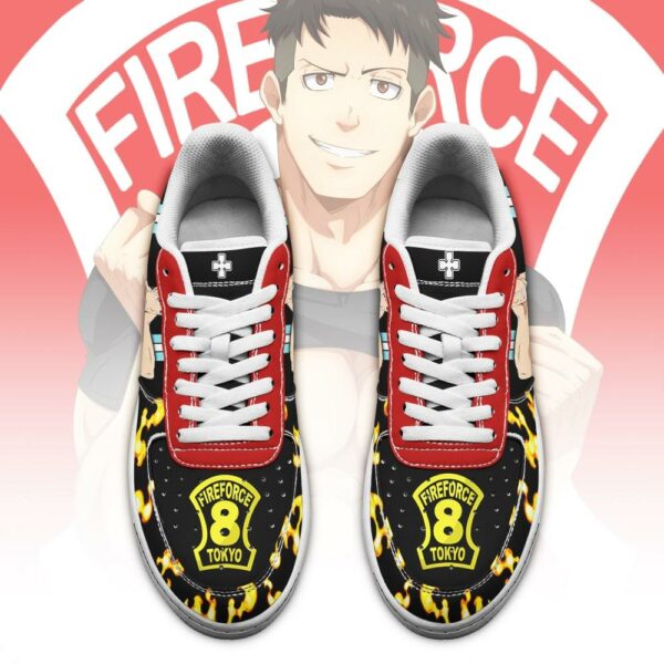 Fire Force Akitaru Obi Sneakers Costume Anime Shoes 2