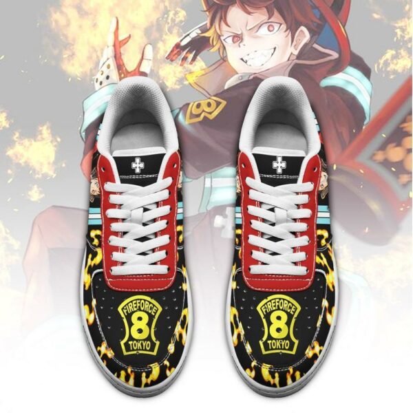 Fire Force Shinra Kusakabe Sneakers Costume Anime Shoes 2