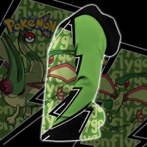 Flygon Zip Hoodie Costume Pokemon Shirt Fan Gift Idea VA06 7