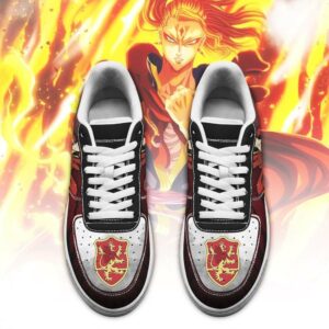 Fuegoleon Vermillion Sneakers Crimson Lion Knight Black Clover Anime Shoes 4