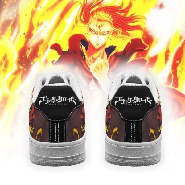 Fuegoleon Vermillion Sneakers Crimson Lion Knight Black Clover Anime Shoes 3