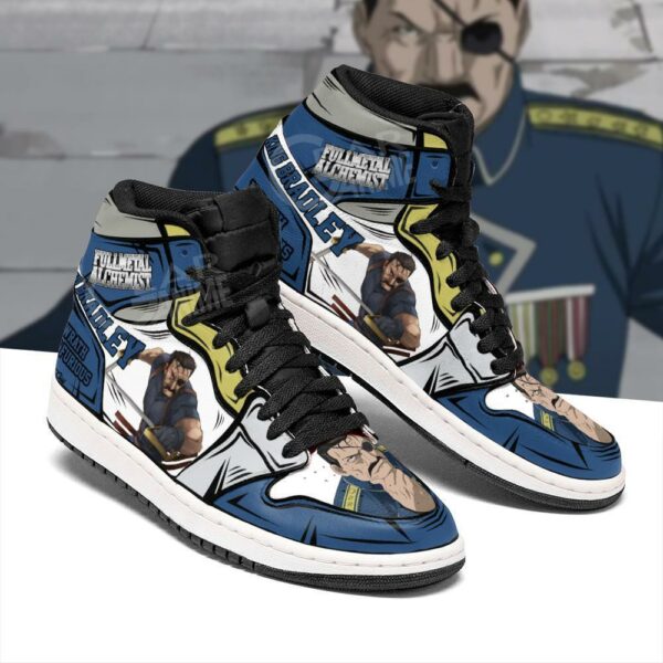 Fuhrer King Bradley Sneakers Fullmetal Alchemist Anime Shoes Fan MN05 2