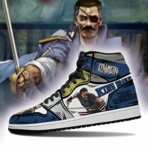 Fuhrer King Bradley Sneakers Fullmetal Alchemist Anime Shoes Fan MN05 5