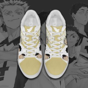 Haikyu Fukurodani Skate Shoes Black Haikyu!! Custom Anime Shoes 7