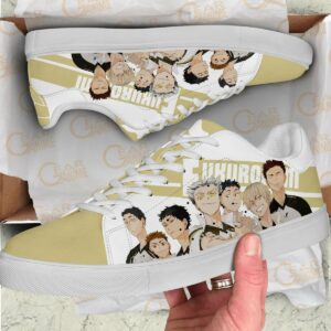 Haikyu Fukurodani Skate Shoes Black Haikyu!! Custom Anime Shoes 6