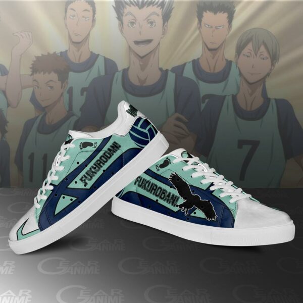 Fukurodani Academy Skate Shoes Haikyuu Anime Custom Shoes PN10 4