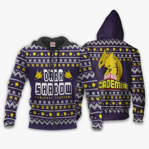 Fumikage Tokoyami Ugly Christmas Sweater Dark Shadow My Hero Academia 2