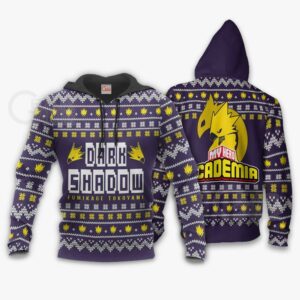 Fumikage Tokoyami Ugly Christmas Sweater Dark Shadow My Hero Academia 8