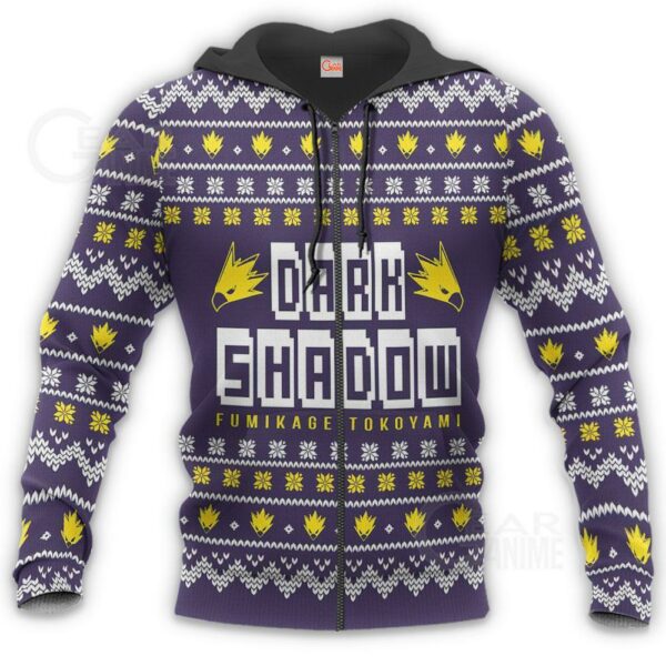 Fumikage Tokoyami Ugly Christmas Sweater Dark Shadow My Hero Academia 6