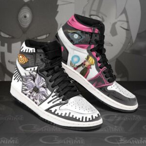 Fused Momoshiki and Borushiki Sneakers Custom Anime Boruto Shoes 5