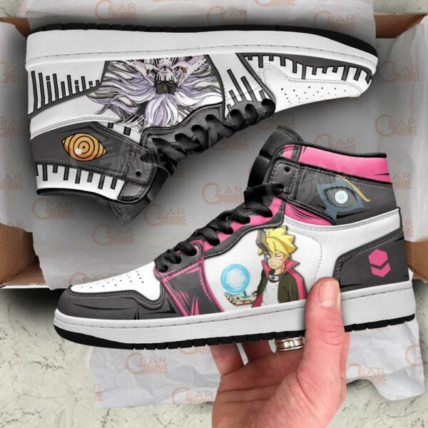 Fused Momoshiki and Borushiki Sneakers Custom Anime Boruto Shoes 4