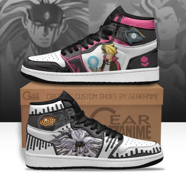 Fused Momoshiki and Borushiki Sneakers Custom Anime Boruto Shoes 1