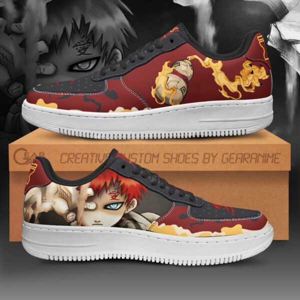 Gaara Sneakers Naruto Anime Shoes Custom 1