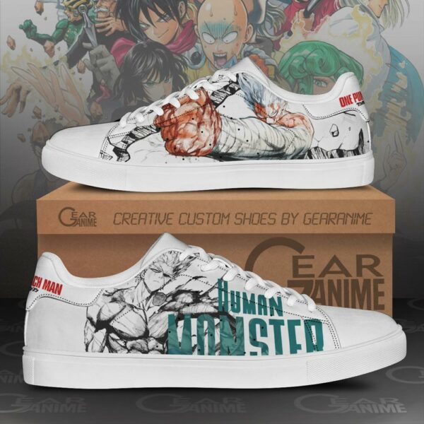 Garou Skate Shoes One Punch Man Custom Anime Shoes PN11 1