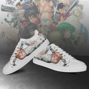 Garou Skate Shoes One Punch Man Custom Anime Shoes PN11 6