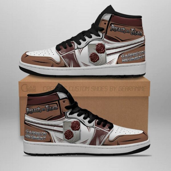 Garrison Regiment Sneakers Attack On Titan Anime Sneakers 1