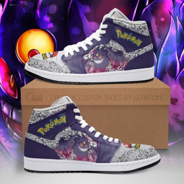 Gengar Sneakers Cute Pokemon Sneakers Fan PT04 1