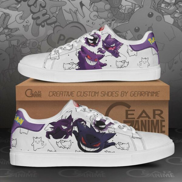 Gengar Skate Shoes Pokemon Custom Anime Shoes PN11 1