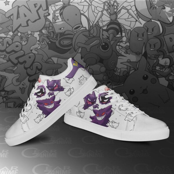 Gengar Skate Shoes Pokemon Custom Anime Shoes PN11 2