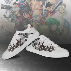 Genos Skate Shoes One Punch Man Custom Anime Shoes PN11 6