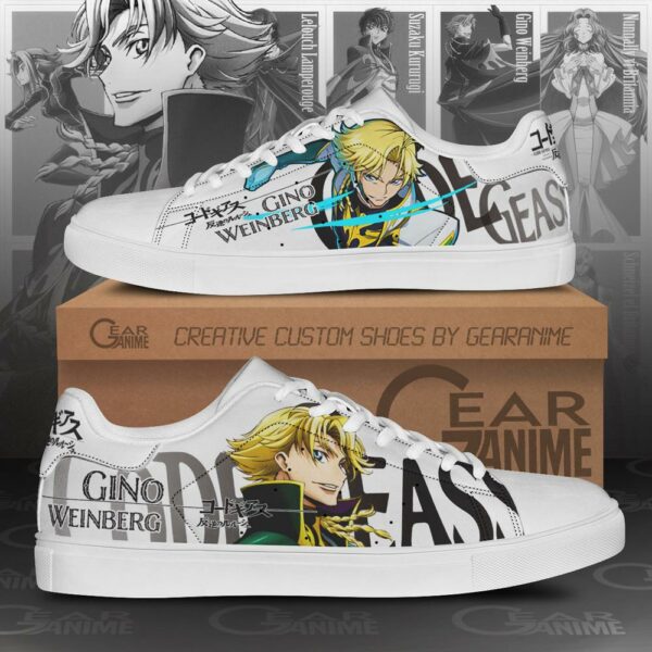 Code Geass Gino Weinberg Skate Shoes Custom Anime Shoes 1