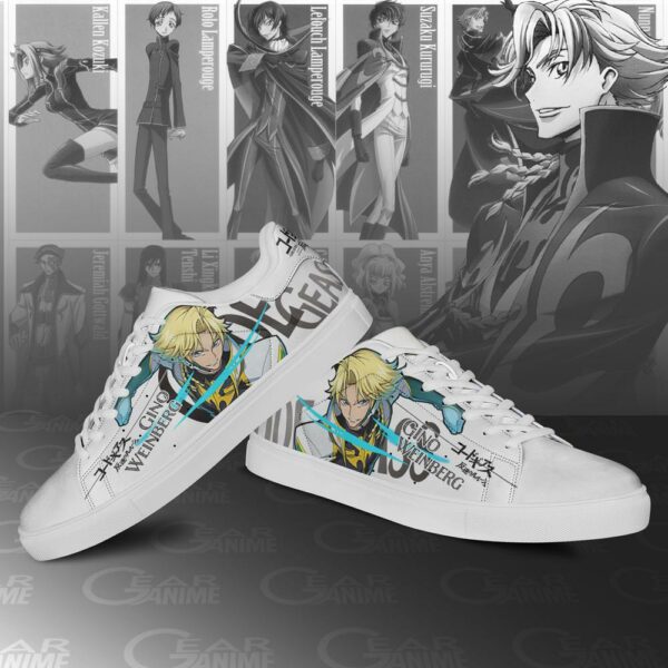 Code Geass Gino Weinberg Skate Shoes Custom Anime Shoes 3