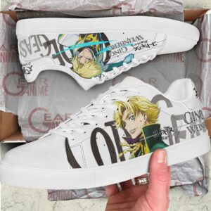 Code Geass Gino Weinberg Skate Shoes Custom Anime Shoes 5