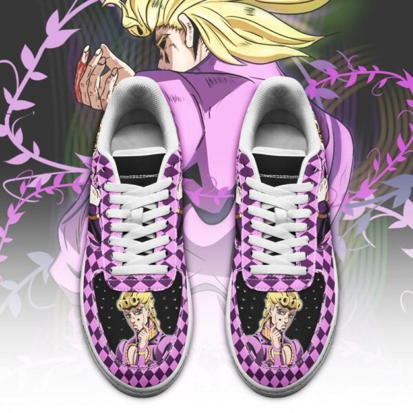 Giorno Giovanna Sneakers JoJo Anime Shoes Fan Gift Idea PT06 2