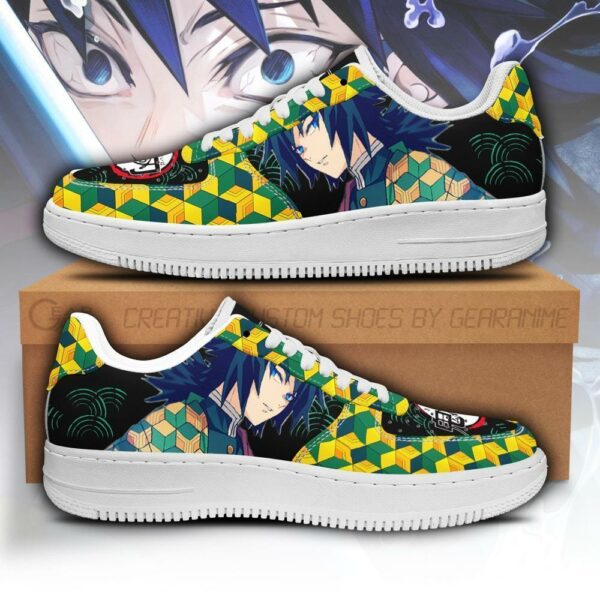 Giyu Sneakers Custom Demon Slayer Anime Shoes Fan PT05 1