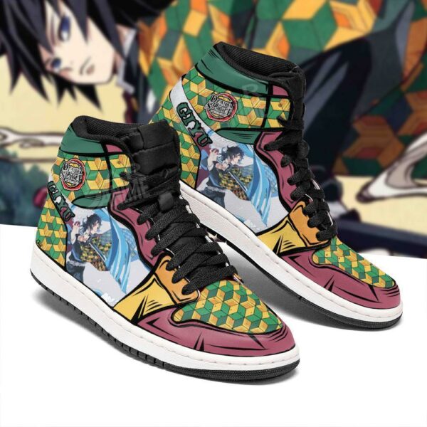 Giyu Shoes Boots Skill Water Breathing Demon Slayer Anime Sneakers Fan 2