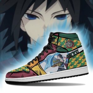 Giyu Shoes Boots Skill Water Breathing Demon Slayer Anime Sneakers Fan 5