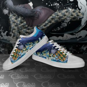 Giyu Tomioka Skate Shoes Demon Slayer Anime Custom Shoes PN10 6