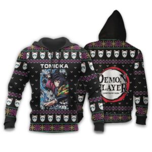 Giyu Tomioka Ugly Christmas Sweater Demon Slayer Anime Xmas Gift Custom Clothes 9